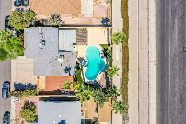 4307 Lucas Ave, Las Vegas, NV 89120 - aerial view of a pool area