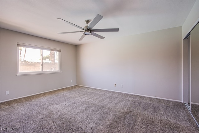 4307 Lucas Ave, Las Vegas, NV 89120 - carpeted spare room featuring ceiling fan and baseboards