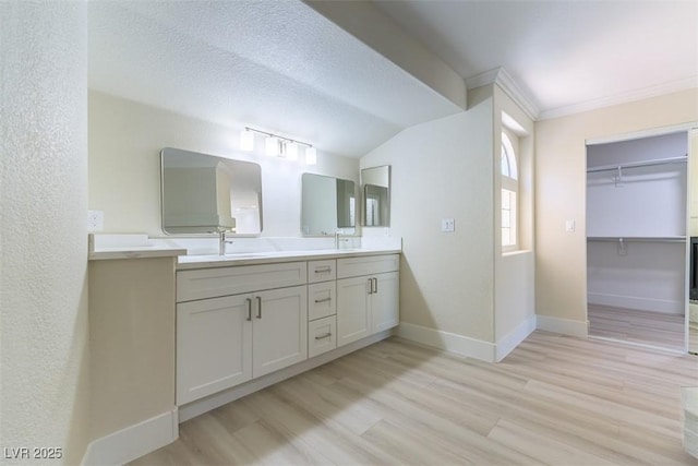 1846 Autumn Gold Ave, Las Vegas, NV 89123 - full bath featuring double vanity and wood finished floors