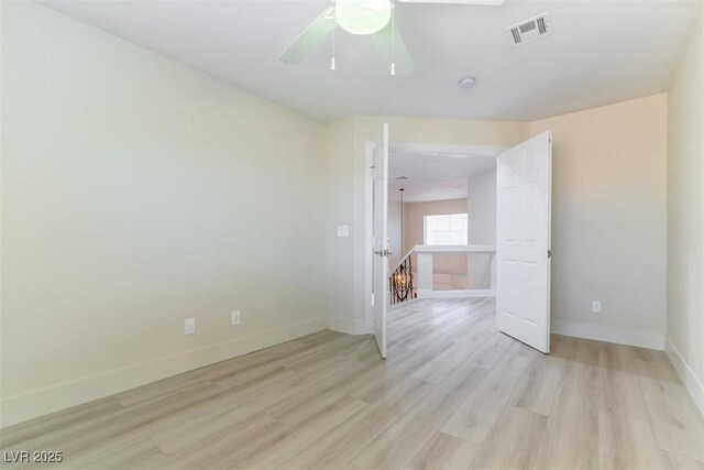 1846 Autumn Gold Ave, Las Vegas, NV 89123 - empty room featuring light wood-type flooring and ceiling fan