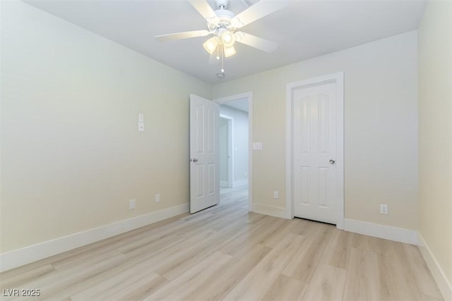 1846 Autumn Gold Ave, Las Vegas, NV 89123 - unfurnished room with light wood-style floors and ceiling fan