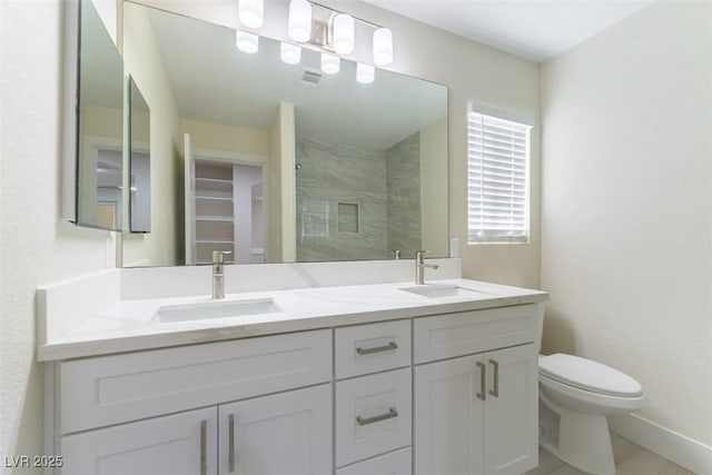1846 Autumn Gold Ave, Las Vegas, NV 89123 - full bath with a tile shower and double vanity