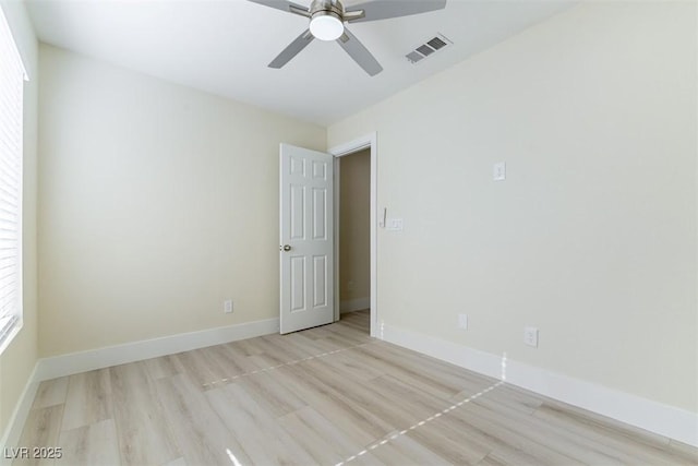 1846 Autumn Gold Ave, Las Vegas, NV 89123 - unfurnished room with light wood-style floors and ceiling fan