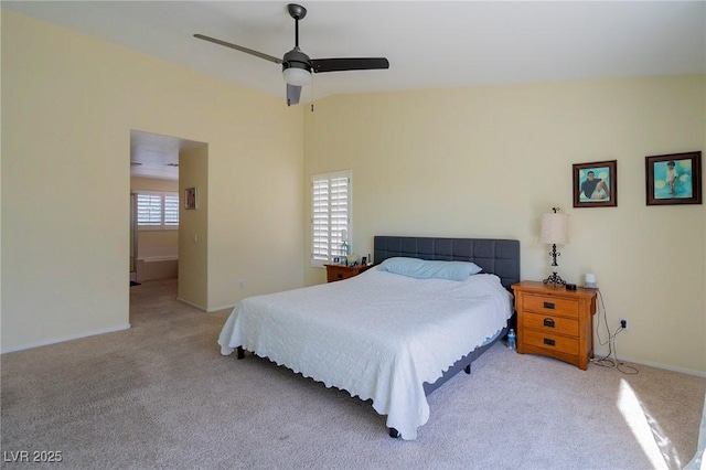 212 Stour Ln, Las Vegas, NV 89144 - carpeted bedroom with baseboards and ceiling fan