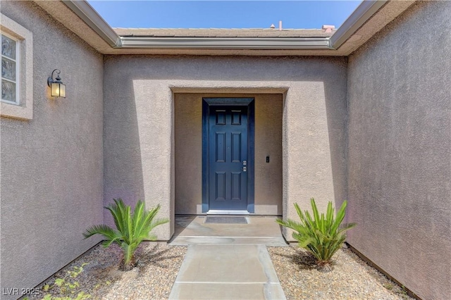 225 Palmetto Pointe Dr, Henderson, NV 89012 - entrance to property with stucco siding