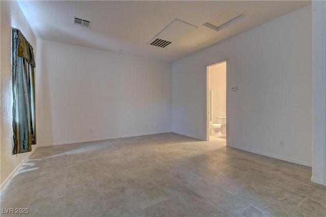 225 Palmetto Pointe Dr, Henderson, NV 89012 - unfurnished room with attic access and baseboards