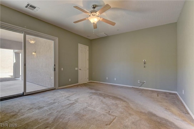 225 Palmetto Pointe Dr, Henderson, NV 89012 - carpeted spare room featuring baseboards and a ceiling fan