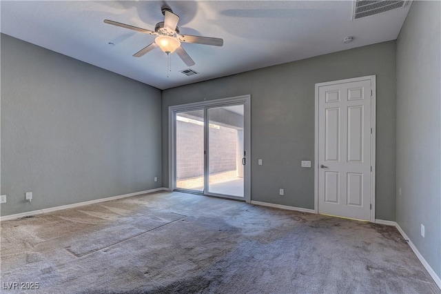 225 Palmetto Pointe Dr, Henderson, NV 89012 - carpeted empty room with a ceiling fan and baseboards