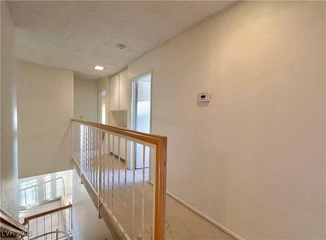 304 Broxton Ln, Las Vegas, NV 89107 - stairway with a textured ceiling