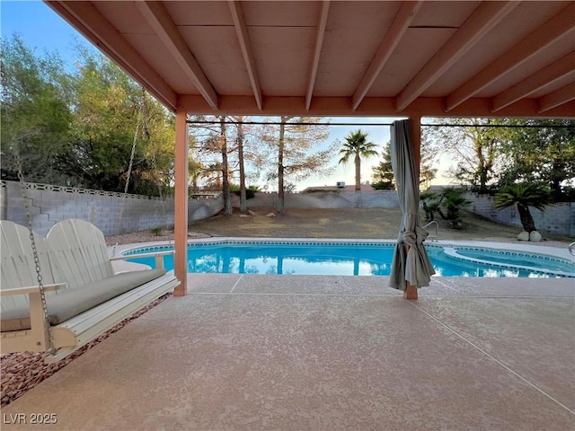 304 Broxton Ln, Las Vegas, NV 89107 - view of pool with a fenced backyard and a patio