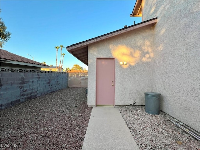 304 Broxton Ln, Las Vegas, NV 89107 - property entrance featuring stucco siding