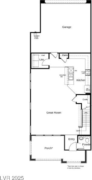 164 Silver Run Ln, Las Vegas, NV 89138 - view of floor plan / room layout