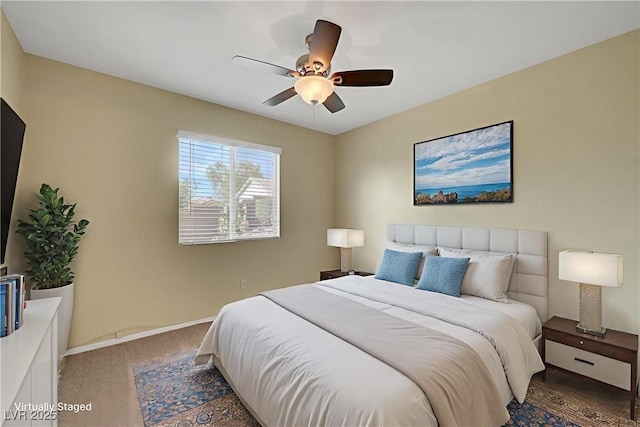 1424 Colt Dr, Henderson, NV 89002 - bedroom with carpet flooring and a ceiling fan
