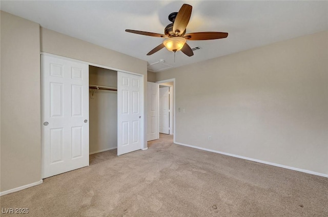 1424 Colt Dr, Henderson, NV 89002 - unfurnished bedroom with carpet floors, a closet, and ceiling fan