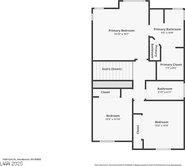 1424 Colt Dr, Henderson, NV 89002 - view of home floor plan