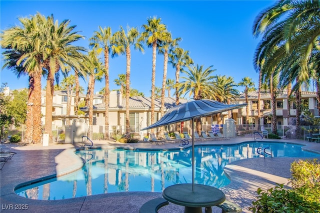 7167 Durango Dr Unit 111, Las Vegas, NV 89148 - community pool featuring a patio area