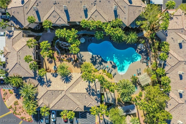 7167 Durango Dr Unit 111, Las Vegas, NV 89148 - bird's eye view of a pool