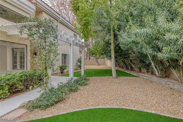 81 Quail Run Rd, Henderson, NV 89014 - view of yard featuring a pergola