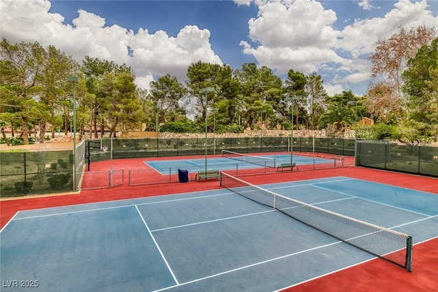 81 Quail Run Rd, Henderson, NV 89014 - view of tennis court featuring community basketball court and view of scattered trees
