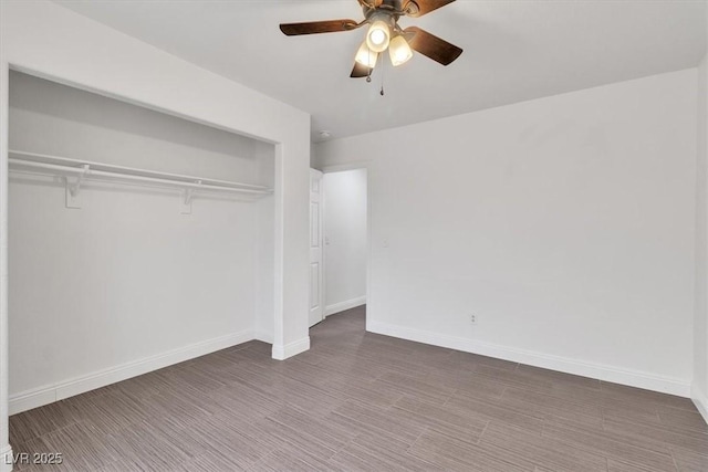 658 Turtleback Dr, North Las Vegas, NV 89031 - unfurnished bedroom featuring a closet and a ceiling fan