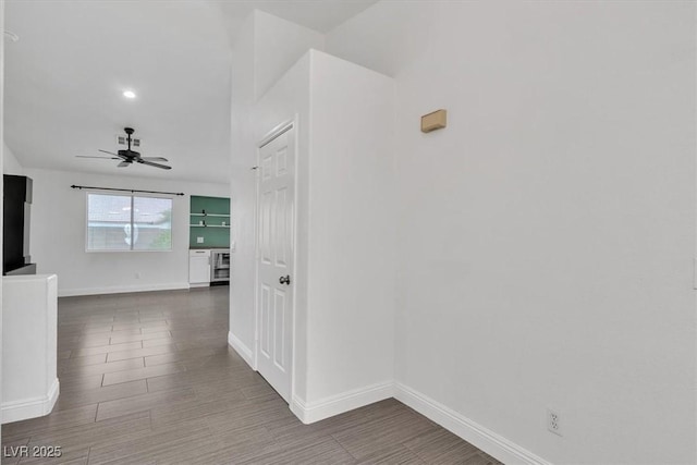 658 Turtleback Dr, North Las Vegas, NV 89031 - hall featuring wood finished floors and recessed lighting