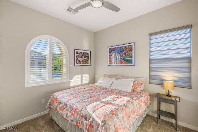 186 Vista Balla Ave, Las Vegas, NV 89138 - bedroom with carpet flooring and a ceiling fan