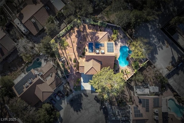 2917 Chapala Dr, Las Vegas, NV 89120 - drone / aerial view of a pool area