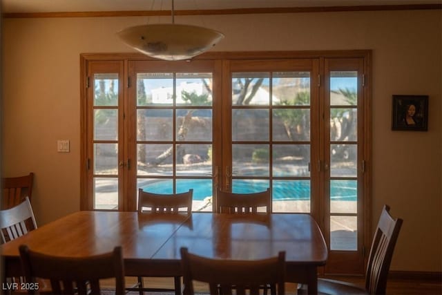 2917 Chapala Dr, Las Vegas, NV 89120 - dining room with crown molding