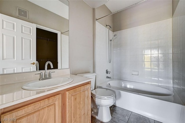 8555 W Russell Rd Unit 2015, Las Vegas, NV 89113 - full bathroom featuring shower / washtub combination, tile patterned flooring, and vanity