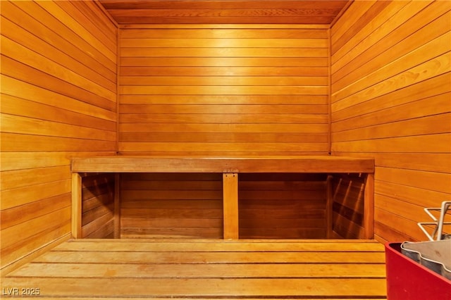 2200 S Fort Apache Rd Unit 1114, Las Vegas, NV 89117 - relaxing sauna / steam room featuring wooden walls and wooden ceiling