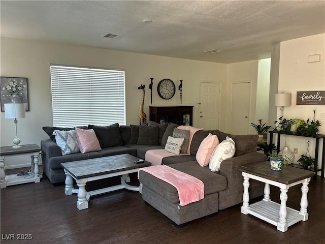 4013 Kindhearted Ct, North Las Vegas, NV 89032 - living area with dark wood-type flooring