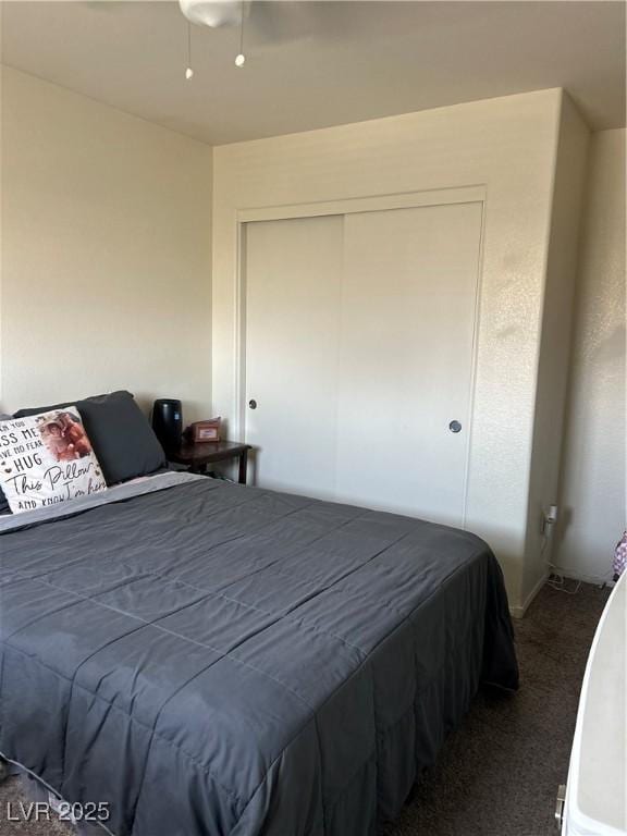 4013 Kindhearted Ct, North Las Vegas, NV 89032 - bedroom featuring a closet and carpet floors
