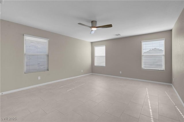 7104 Stockton Dunes St, North Las Vegas, NV 89084 - empty room featuring ceiling fan and light tile patterned floors