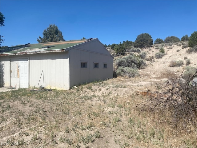 27 Carson Ct, Ely, NV 89301 - view of home's exterior with an outdoor structure