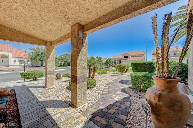1734 Marshall Dr, Henderson, NV 89014 - view of patio with a residential view