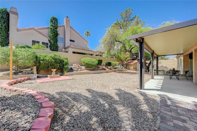 1734 Marshall Dr, Henderson, NV 89014 - fenced backyard featuring a patio area