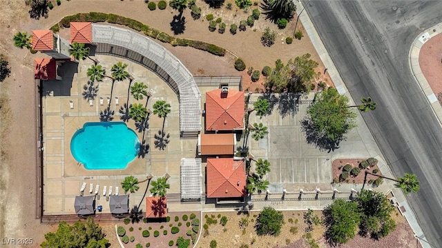 1734 Marshall Dr, Henderson, NV 89014 - aerial view of a pool