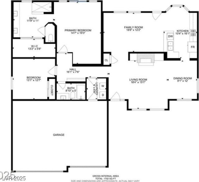 1734 Marshall Dr, Henderson, NV 89014 - view of room layout