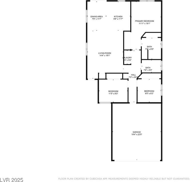 7316 Young Doe Ave, Las Vegas, NV 89130 - view of floor plan / room layout