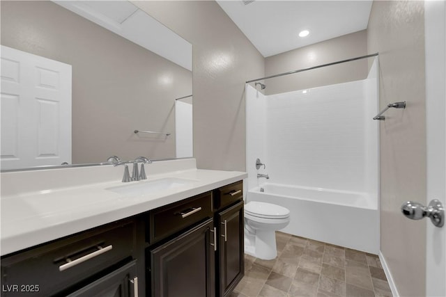 8520 Insignia Ave Unit 104, Las Vegas, NV 89178 - bathroom with vanity and bathtub / shower combination