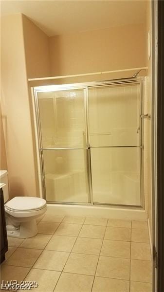 9470 Peace Way Unit 206, Las Vegas, NV 89147 - full bathroom with tile patterned flooring, vanity, and a stall shower