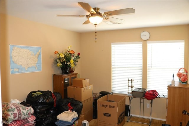 3237 Aiken St, North Las Vegas, NV 89032 - interior space featuring a ceiling fan