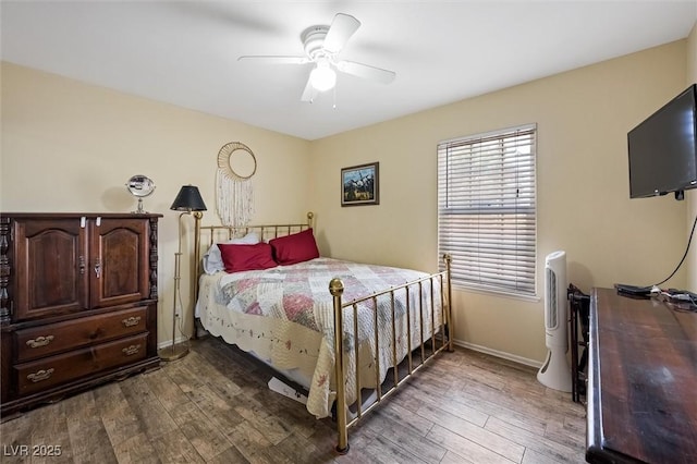 4544 Plaza De Vista St, Las Vegas, NV 89120 - bedroom with wood finished floors and a ceiling fan