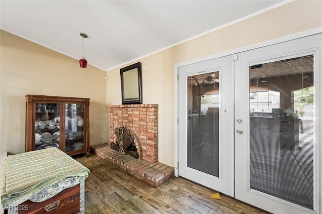 4544 Plaza De Vista St, Las Vegas, NV 89120 - wooden deck featuring french doors