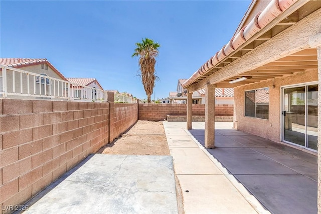 3664 Summer Picnic Ct, Las Vegas, NV 89147 - fenced backyard featuring a patio and a residential view