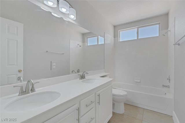 3664 Summer Picnic Ct, Las Vegas, NV 89147 - bathroom with shower / bath combination and double vanity
