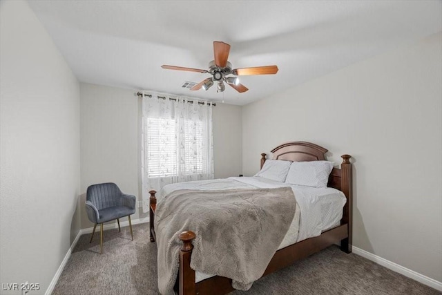 7012 Geese Gathering St, North Las Vegas, NV 89084 - bedroom with carpet floors and ceiling fan