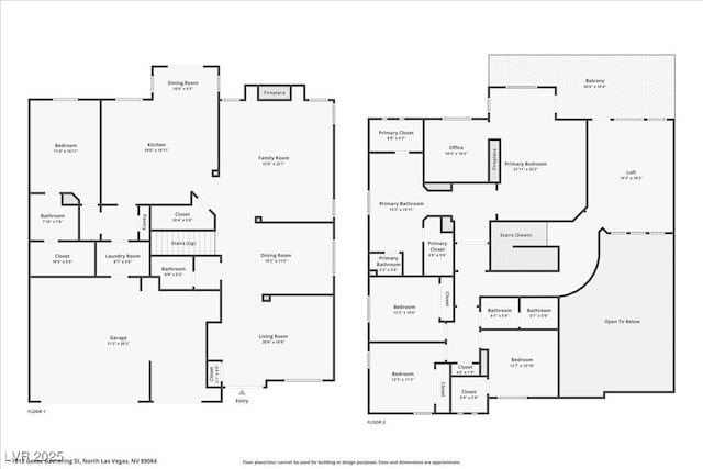 7012 Geese Gathering St, North Las Vegas, NV 89084 - view of home floor plan