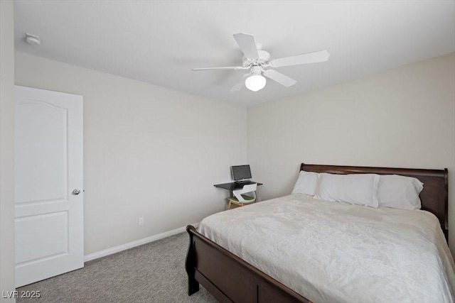 7012 Geese Gathering St, North Las Vegas, NV 89084 - carpeted bedroom with baseboards and a ceiling fan
