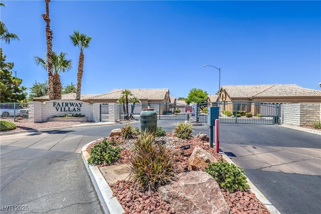 4770 Big Draw Dr, North Las Vegas, NV 89031 - view of front of home with a gate
